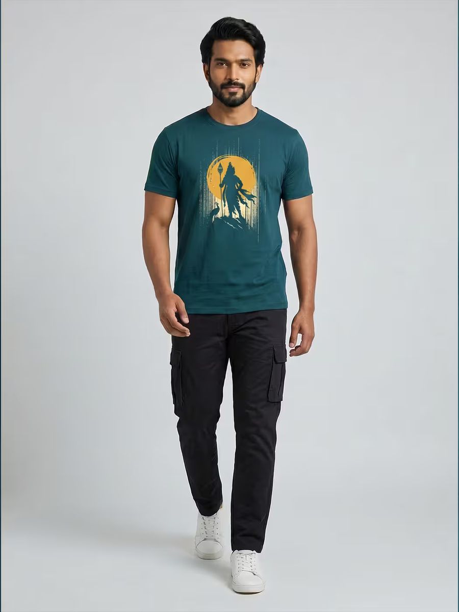 Murugan Mayil T-Shirt For Men - Half Sleeve
