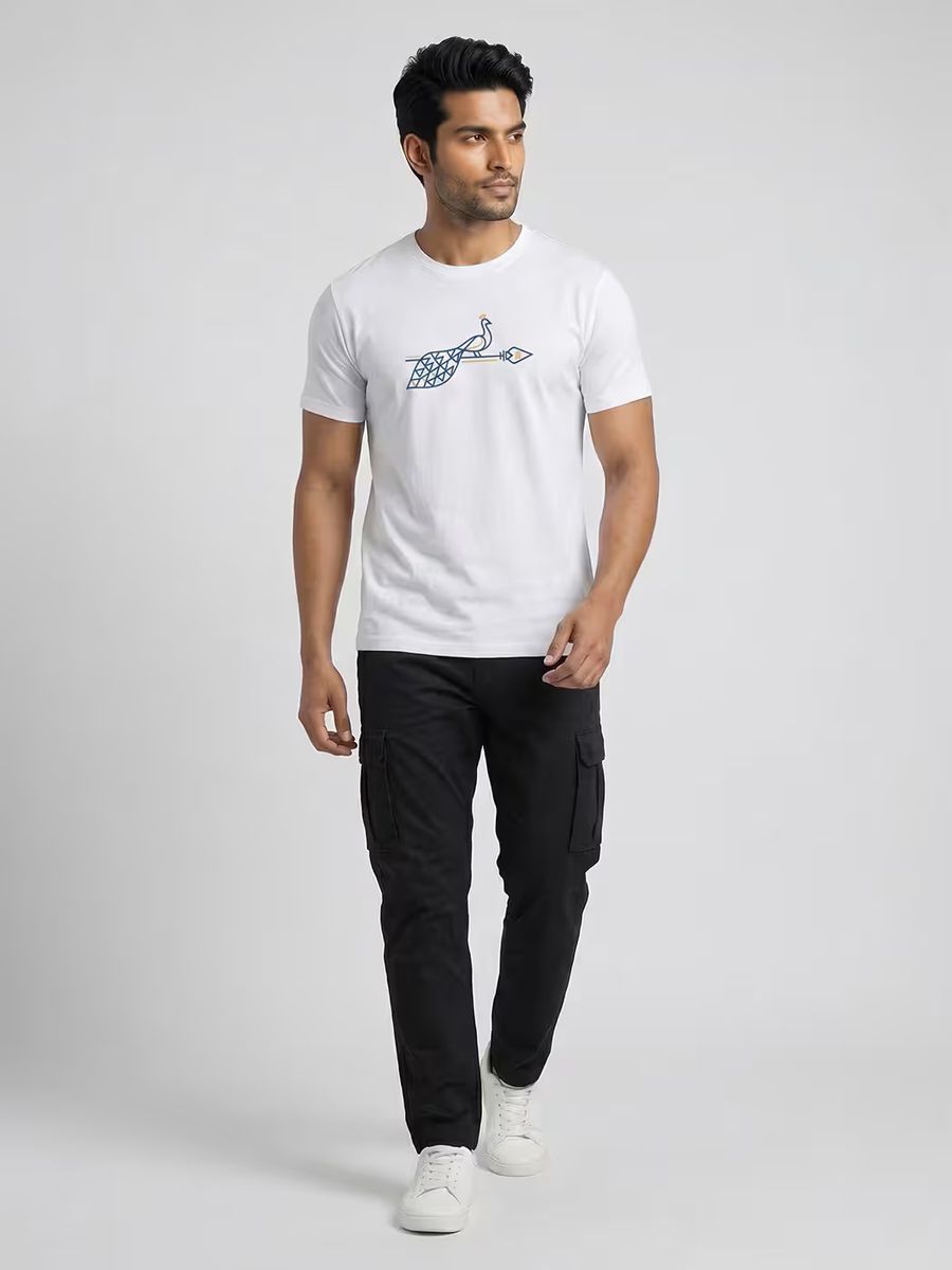 Azhagu Mayil T-Shirt For Men - Half Sleeve