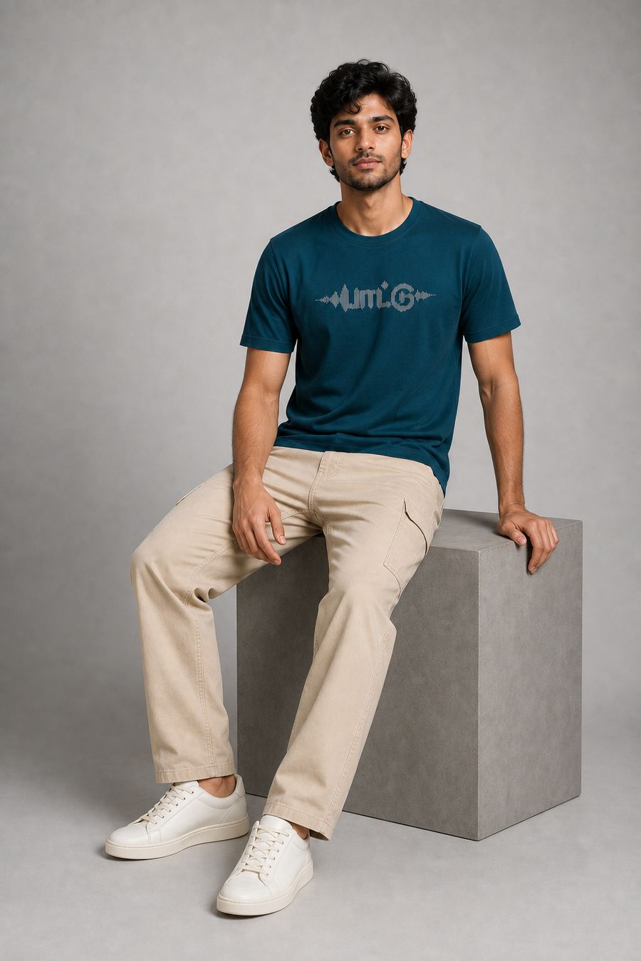 Paattu Tamil Soundwave T-Shirt For Men - Half Sleeve