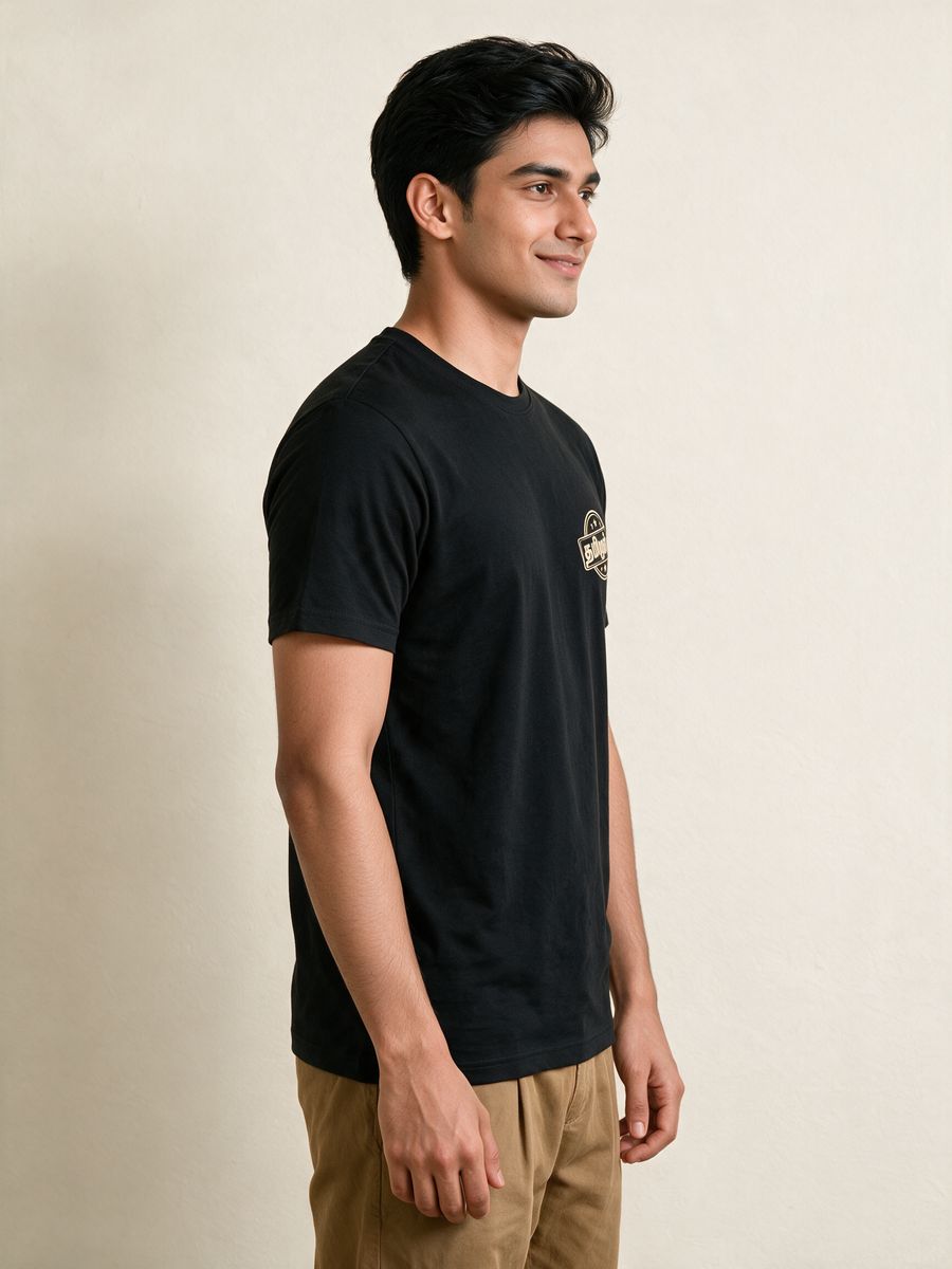 Tamilanda Signature Pocket Print T-Shirt For Men - Half Sleeve