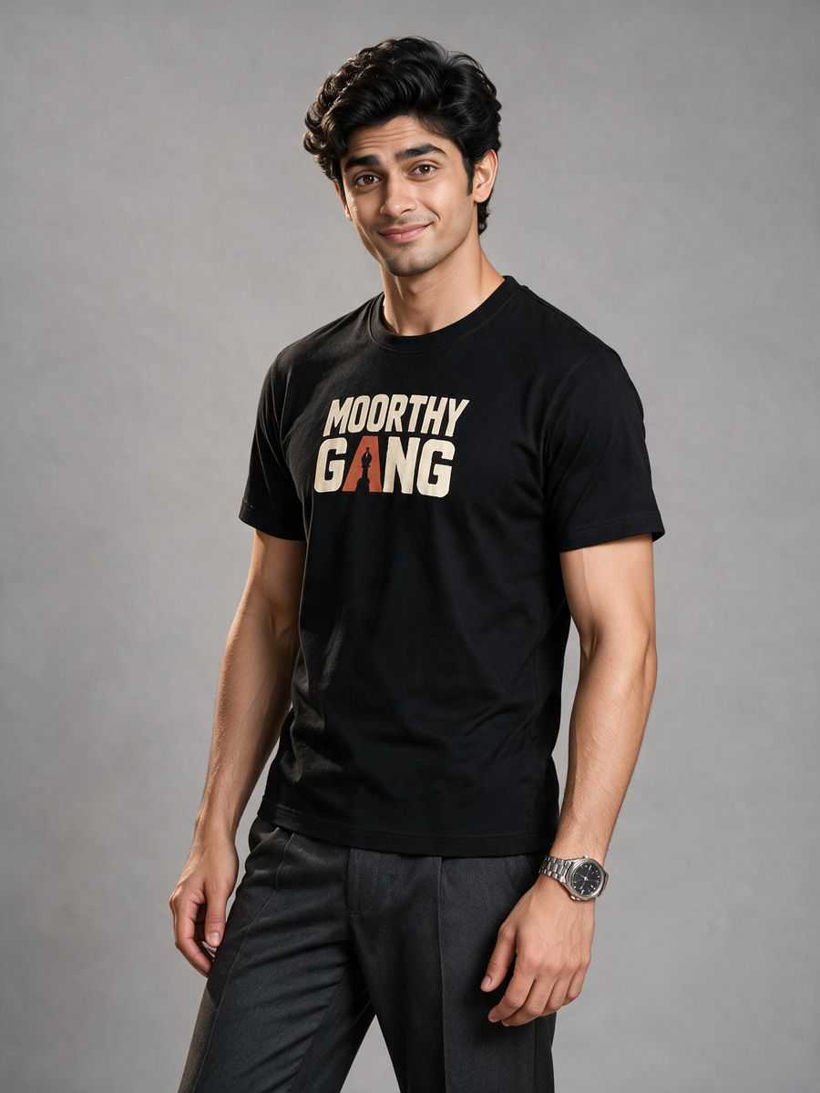 Moorthy Gang T-Shirt For Men - Half Sleeve