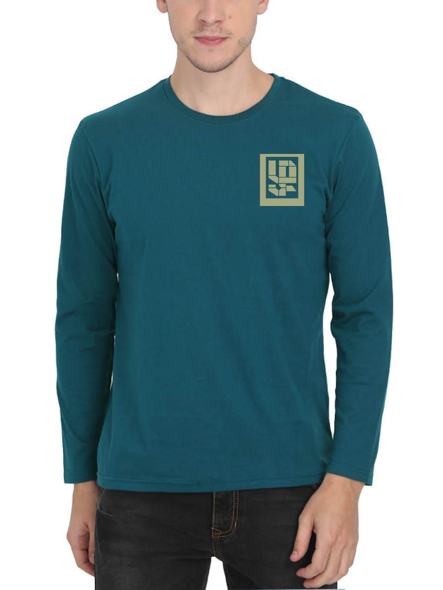 Zha Pocket Print Tamil T-Shirt For Men - Full Sleeve