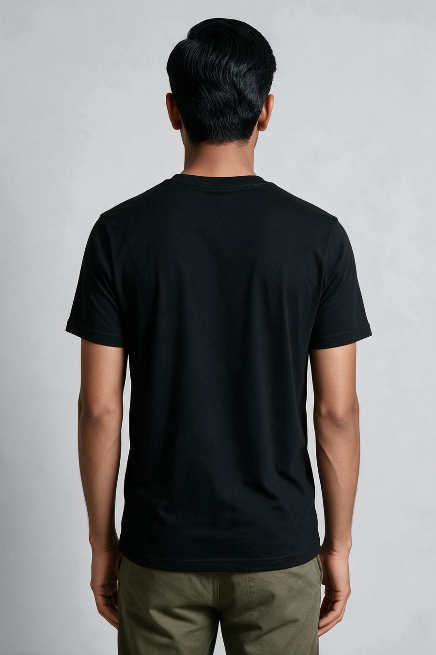 Tamil Valluvar Graphic T-Shirt — Black