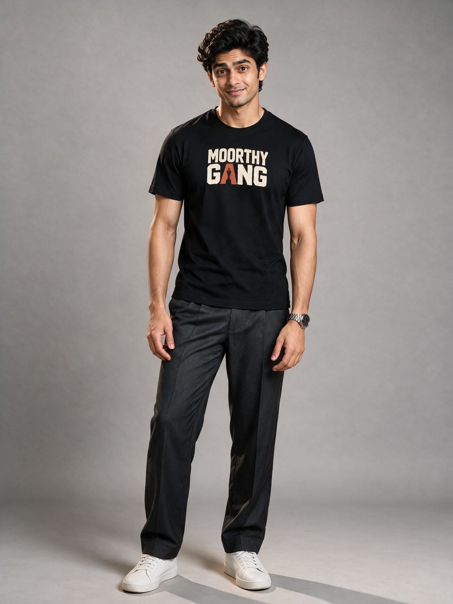 Moorthy Gang T-Shirt For Men - Half Sleeve