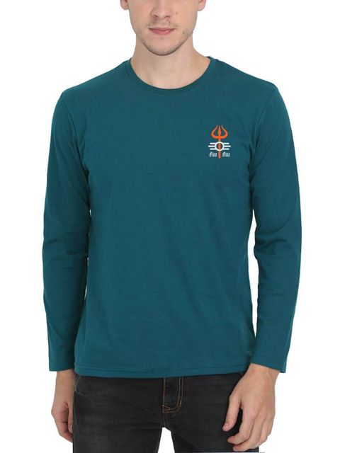 Siva Siva Pocket Print Sivan T-Shirt For Men - Full Sleeve