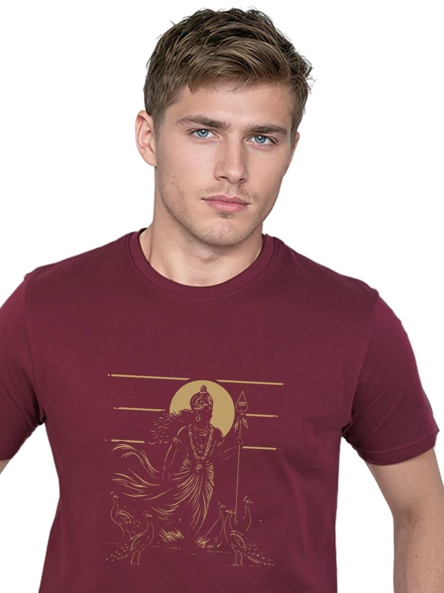 Murugan Minimal T-Shirt For Men - Half Sleeve
