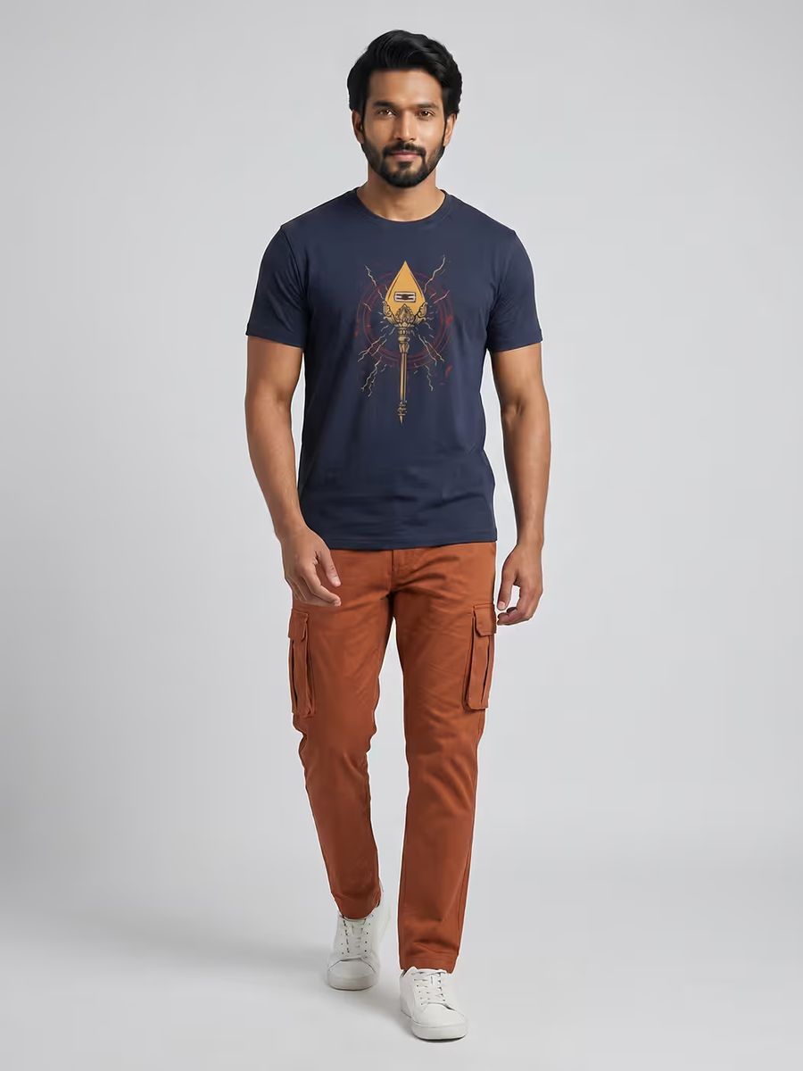 Power Of Vel T-Shirt For Men - Half Sleeve