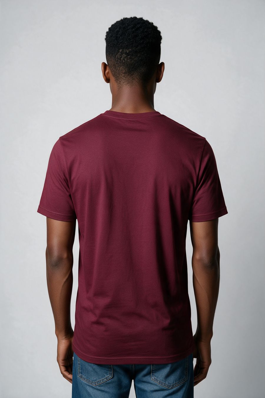 Thunive Thunai Tamil Typography T-Shirt — Maroon