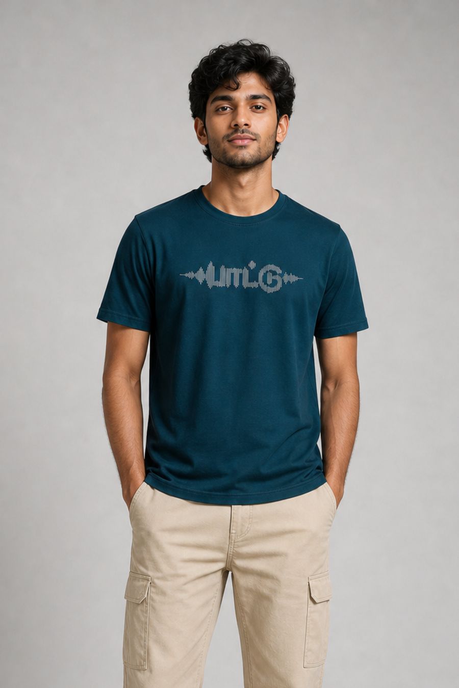 Paattu Tamil Soundwave T-Shirt For Men - Half Sleeve