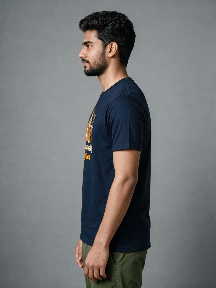 Villali Veerane Ayyappan T-Shirt For Men - Half Sleeve