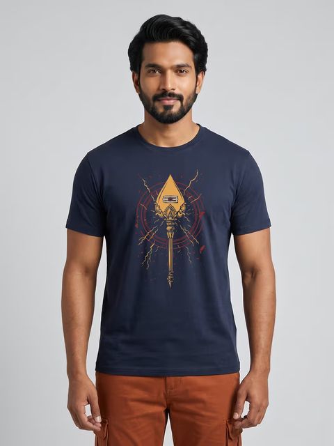 Power Of Vel T-Shirt For Men - Half Sleeve