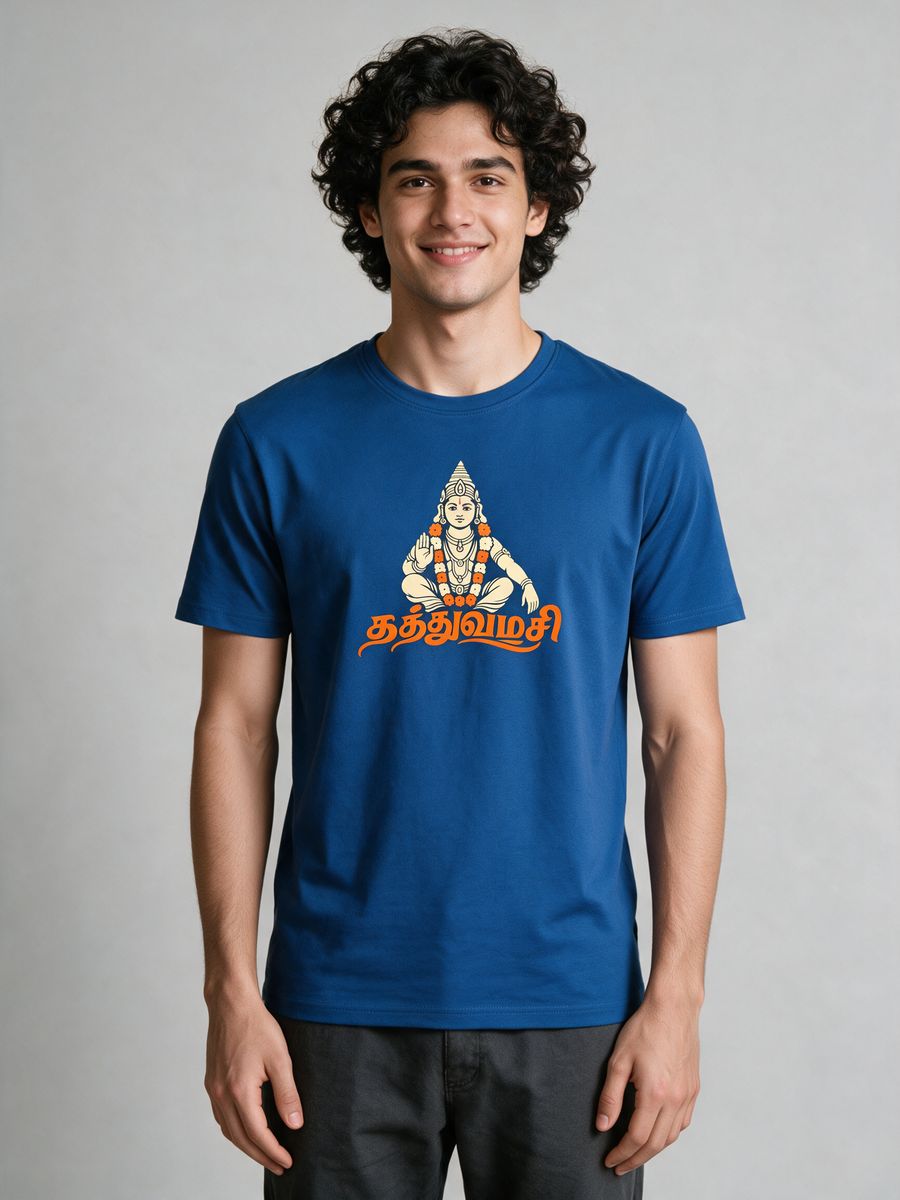 Thathuvamasi Ayyappan T-Shirt For Men - Half Sleeve