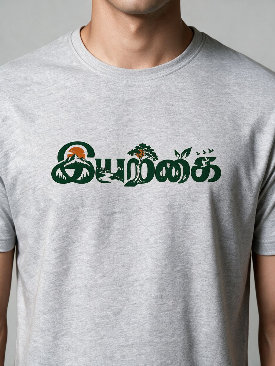 Iyarkai Nature T-Shirt For Men - Half Sleeve
