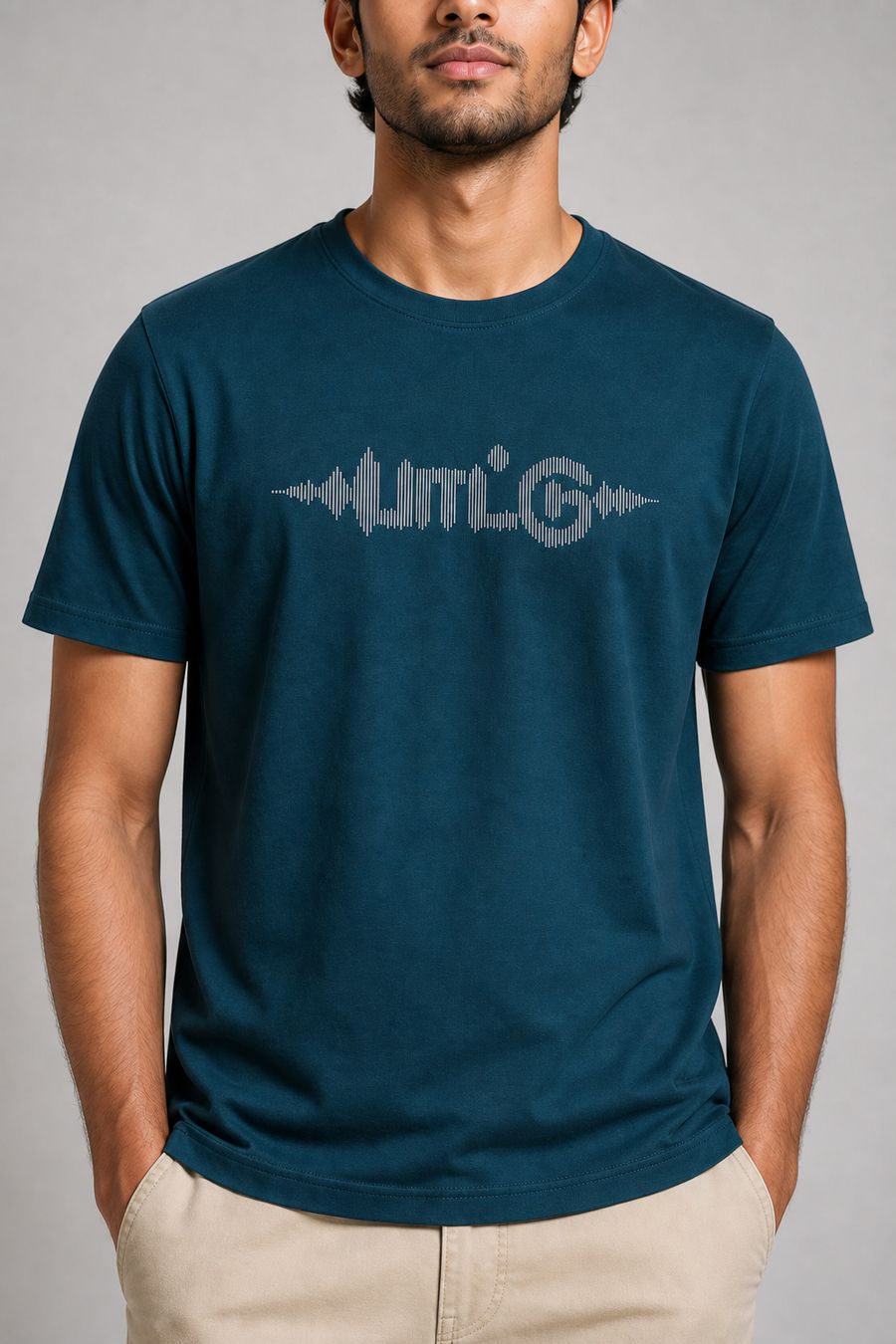 Paattu Tamil Soundwave T-Shirt For Men - Half Sleeve