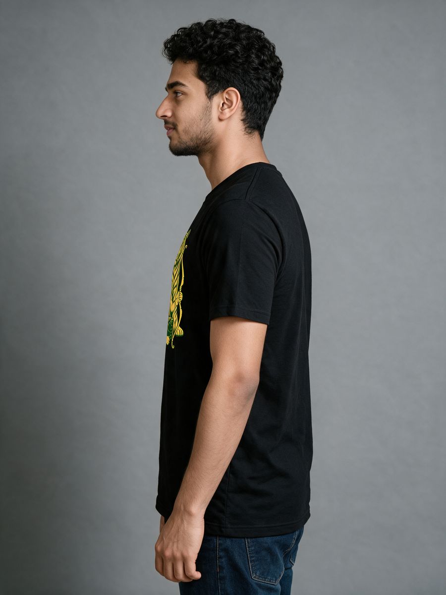 Ayyappan The Hunter T-Shirt For Men - Half Sleeve