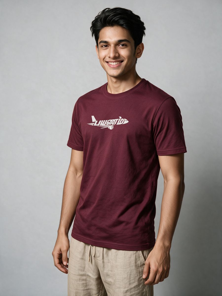 Payanam Wings T-Shirt For Men - Half Sleeve