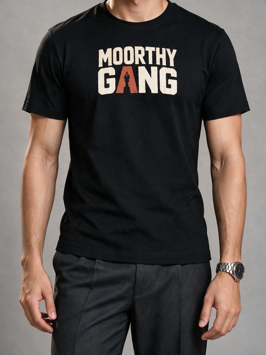 Moorthy Gang T-Shirt For Men - Half Sleeve