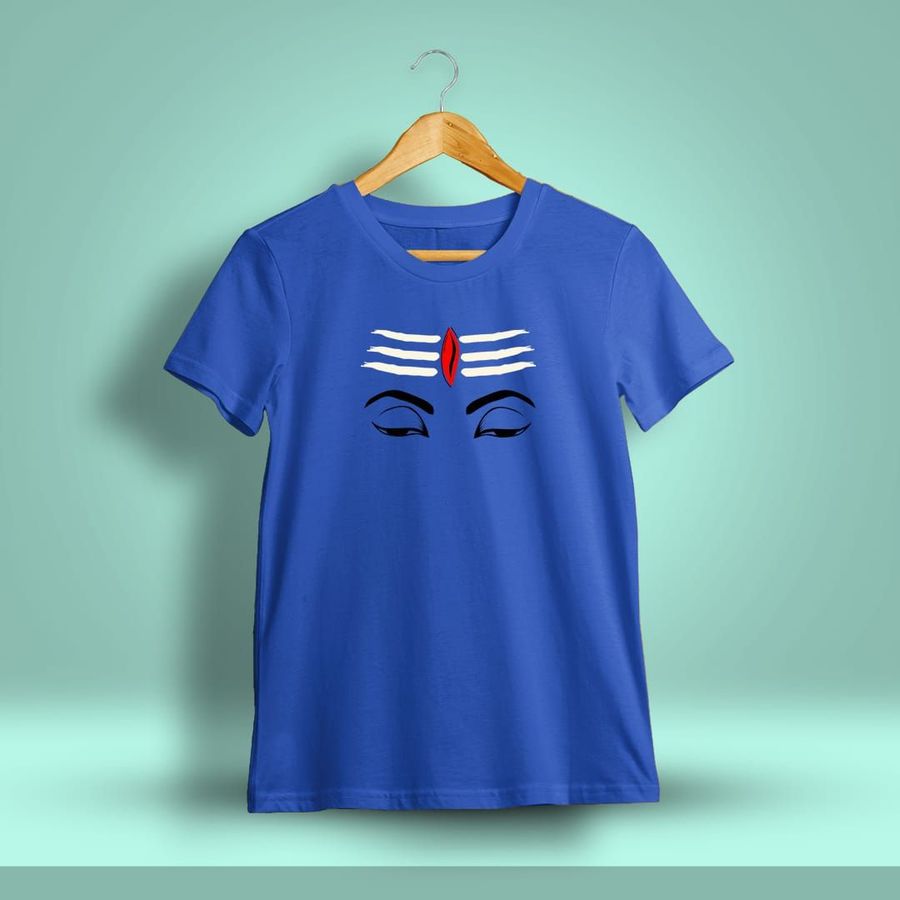 Sivan Third Eye T-Shirt For Men - Half Sleeve