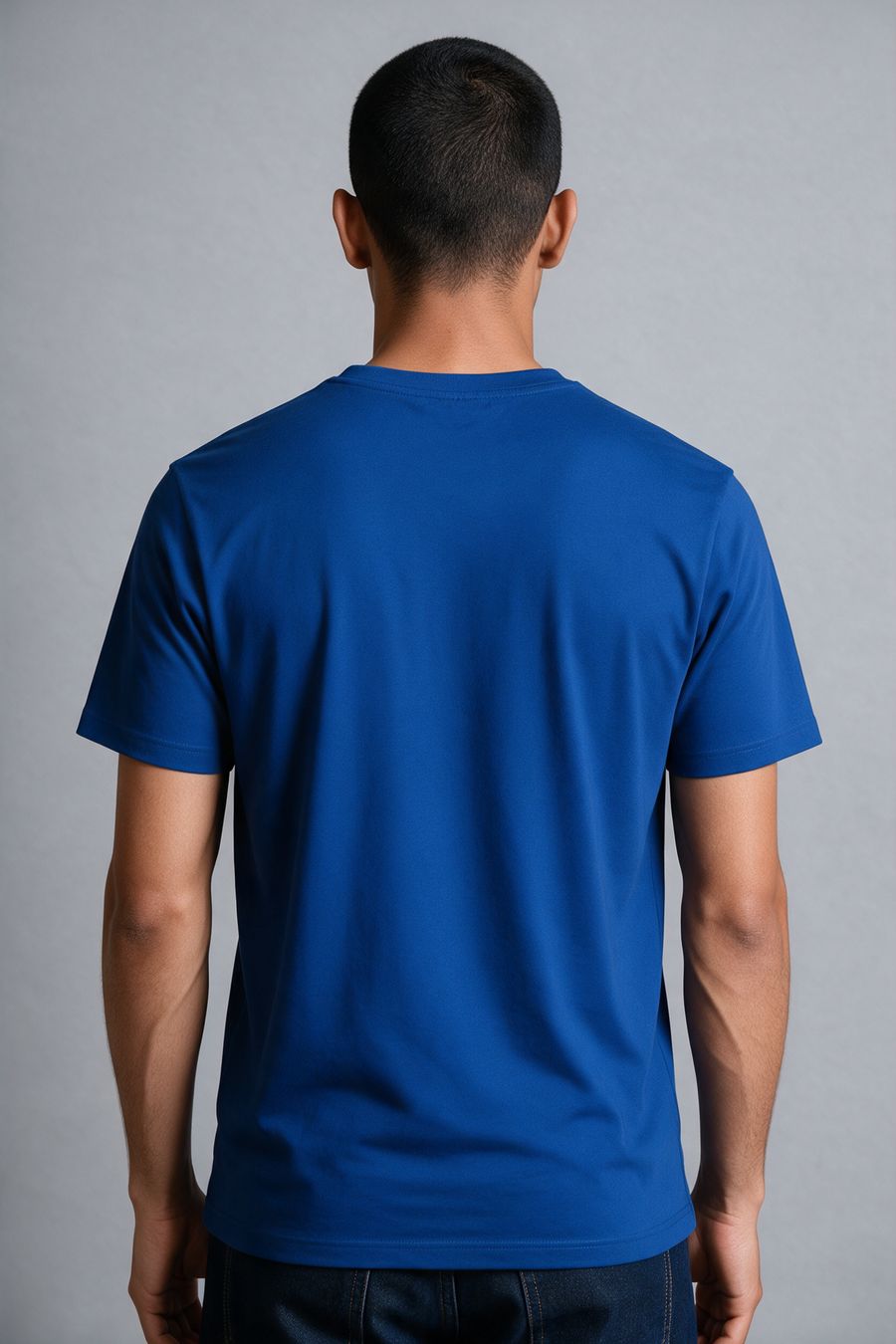 Adanga Maru Tamil Graphic T-Shirt — Royal Blue
