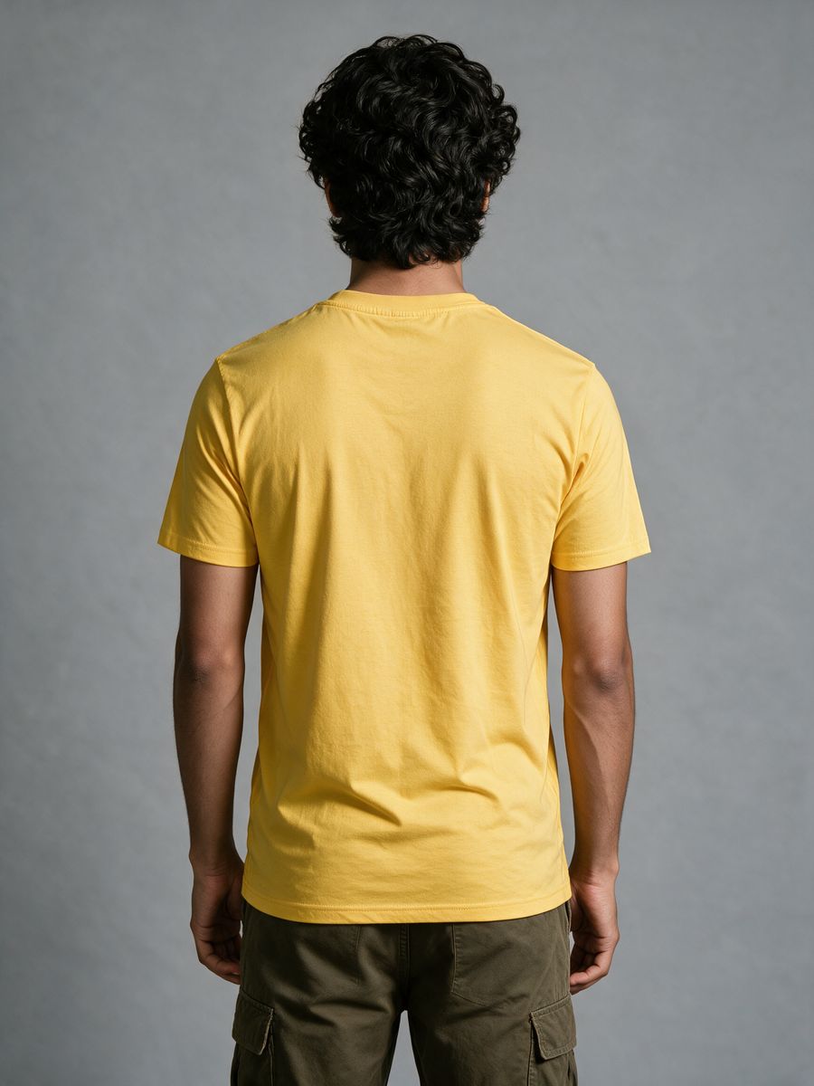 Zhagaram Unbroken Tamil Letter T-Shirt For Men - Half Sleeve