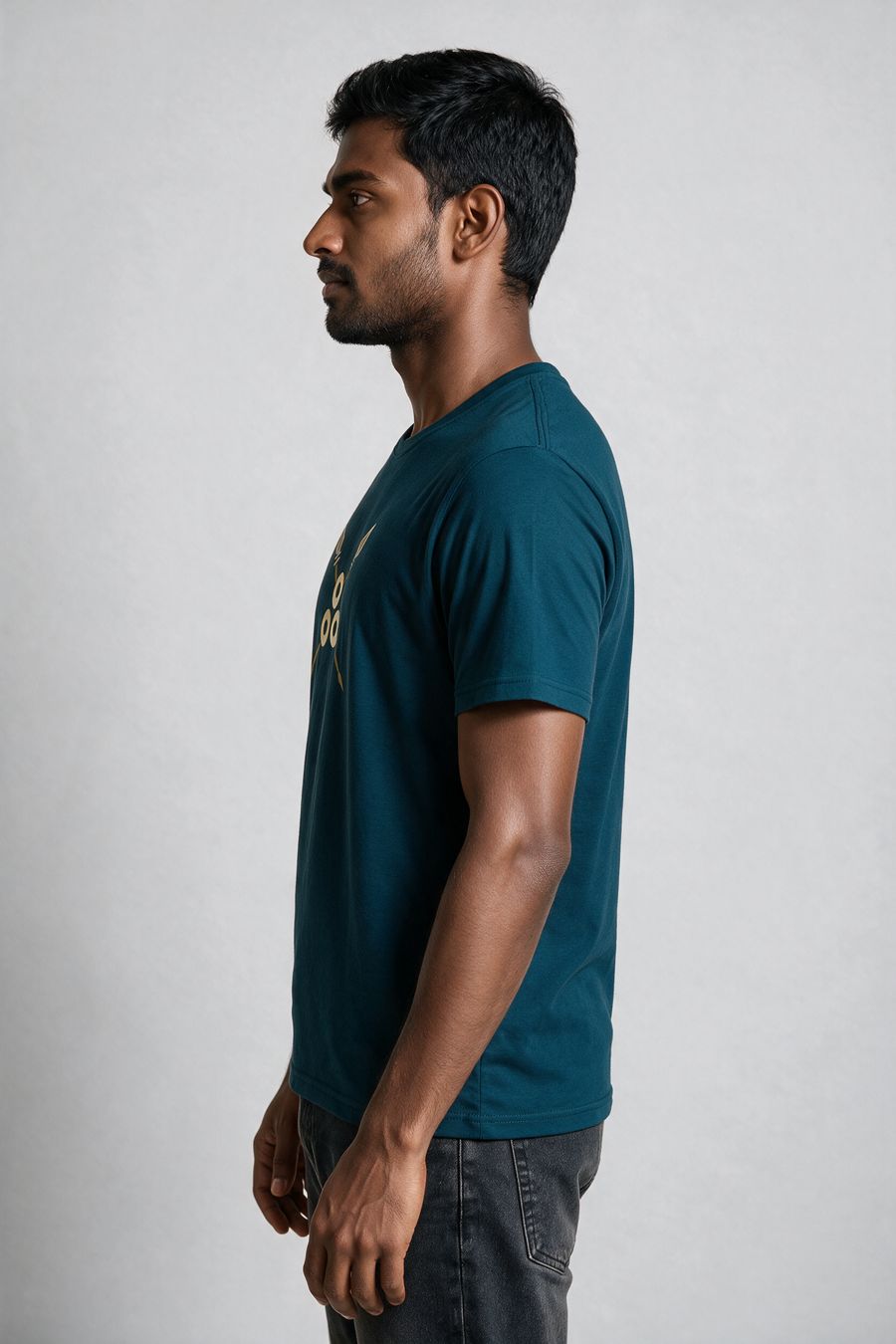 Aayutha Ezhuthu Tamil Graphic T-Shirt — Petrol