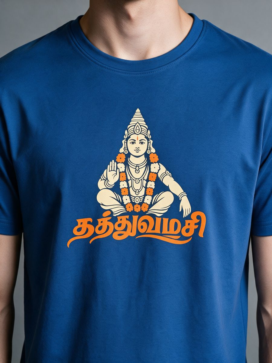 Thathuvamasi Ayyappan T-Shirt For Men - Half Sleeve