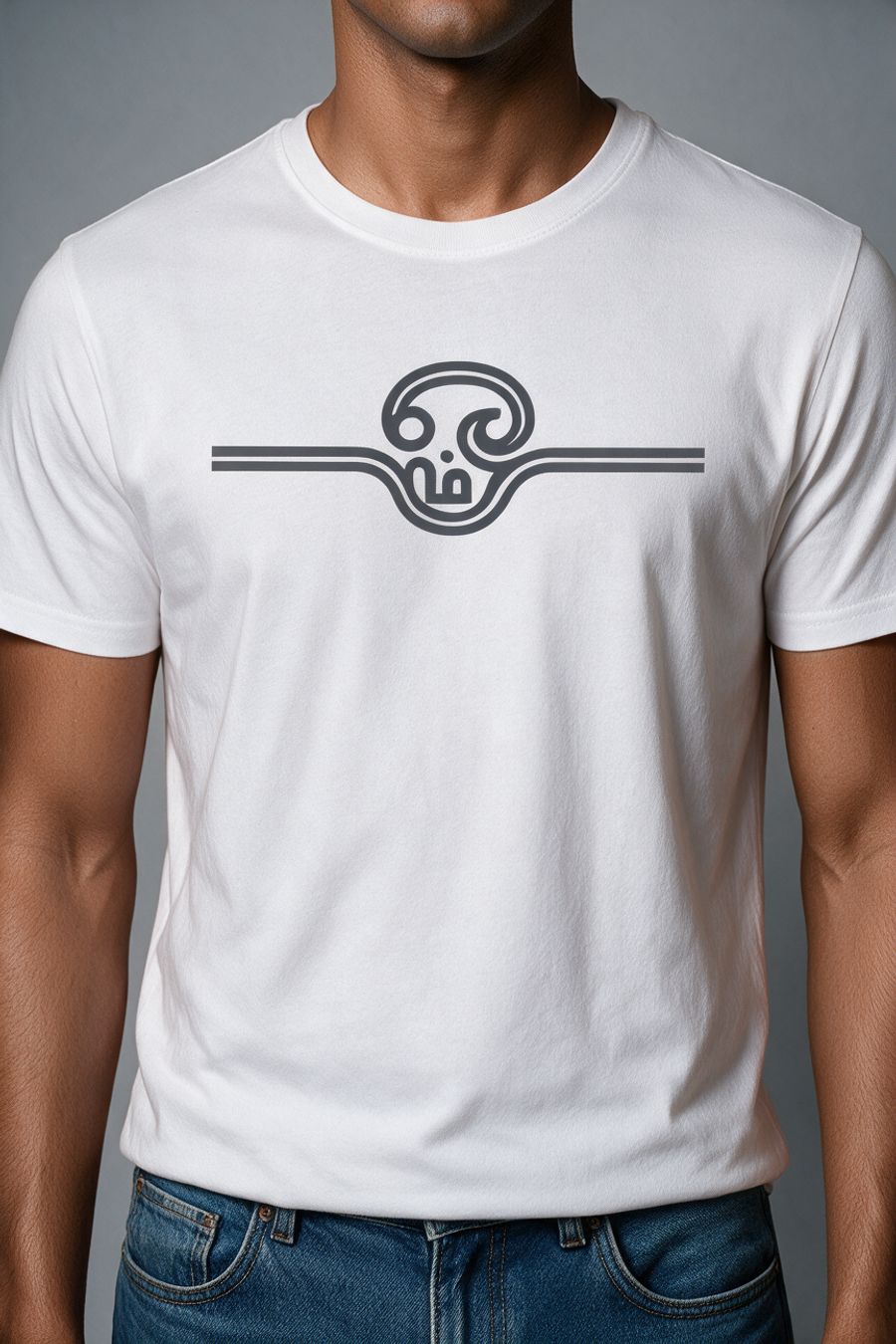 Tamil Om T-Shirt For Men - Half Sleeve