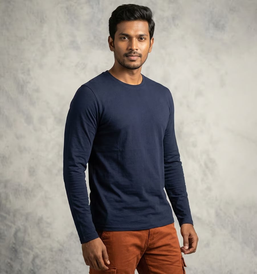 Plain Full Sleeve T-Shirts