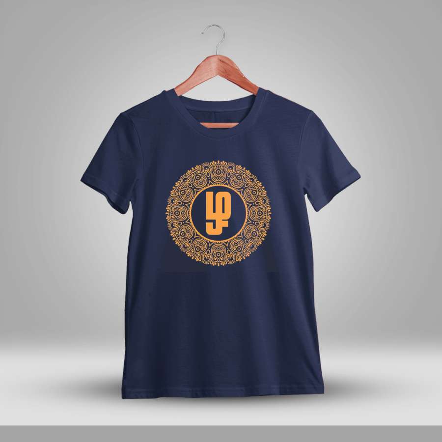 Zha Tamil Navy Blue T-Shirt