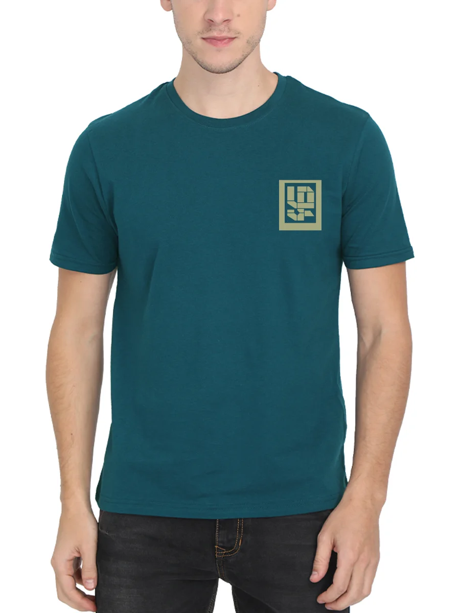 Zha Pocket Print Tamil T-Shirt For Men - Half Sleeve - Image 2