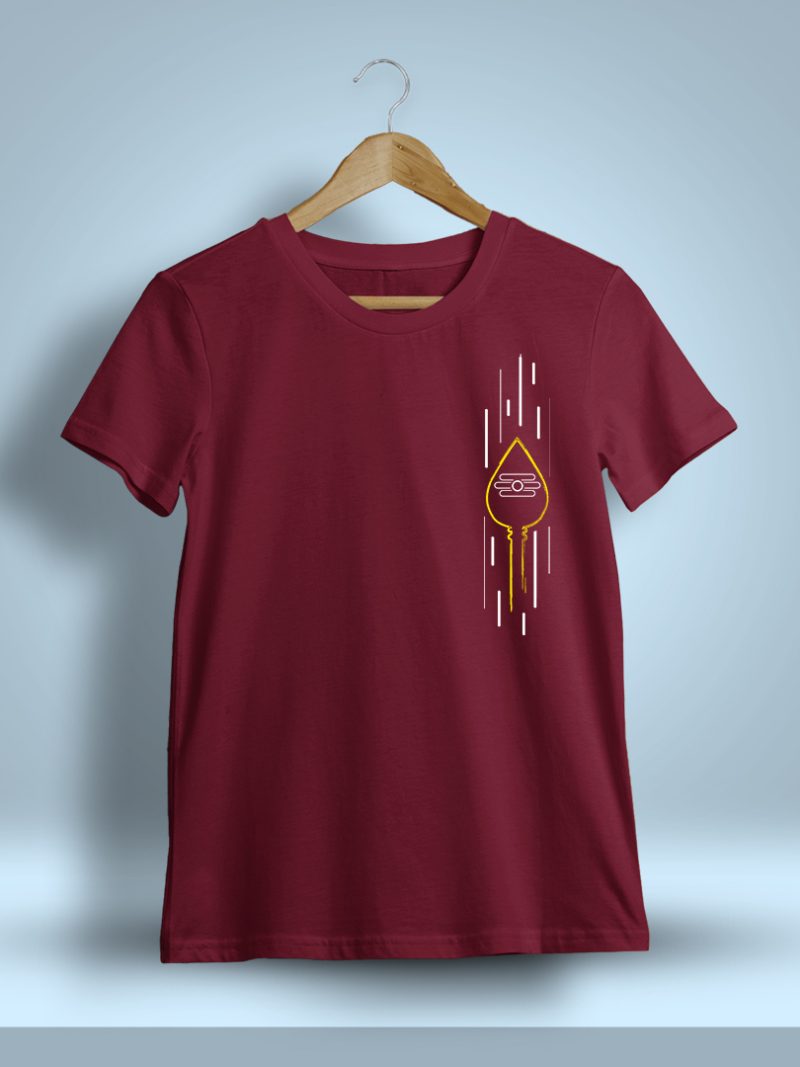 Vel Pocket Print God Murugan T-Shirt For Men - Half Sleeve