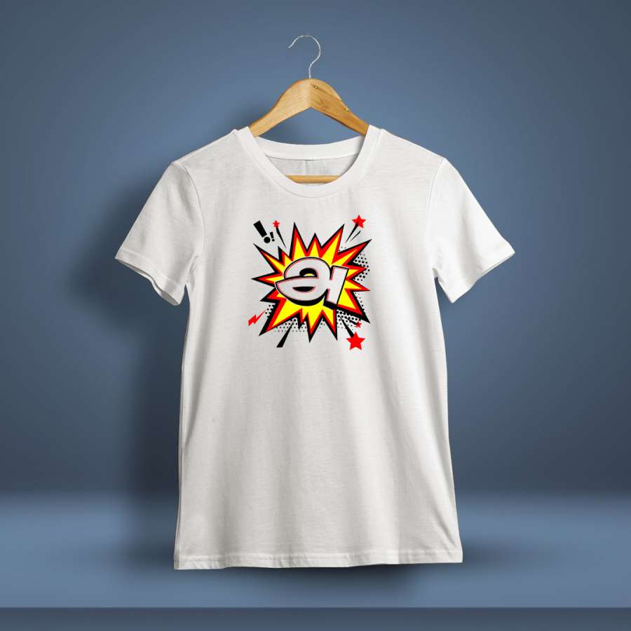 Aana Tamil Typography T-Shirt For Men - Half sleeve