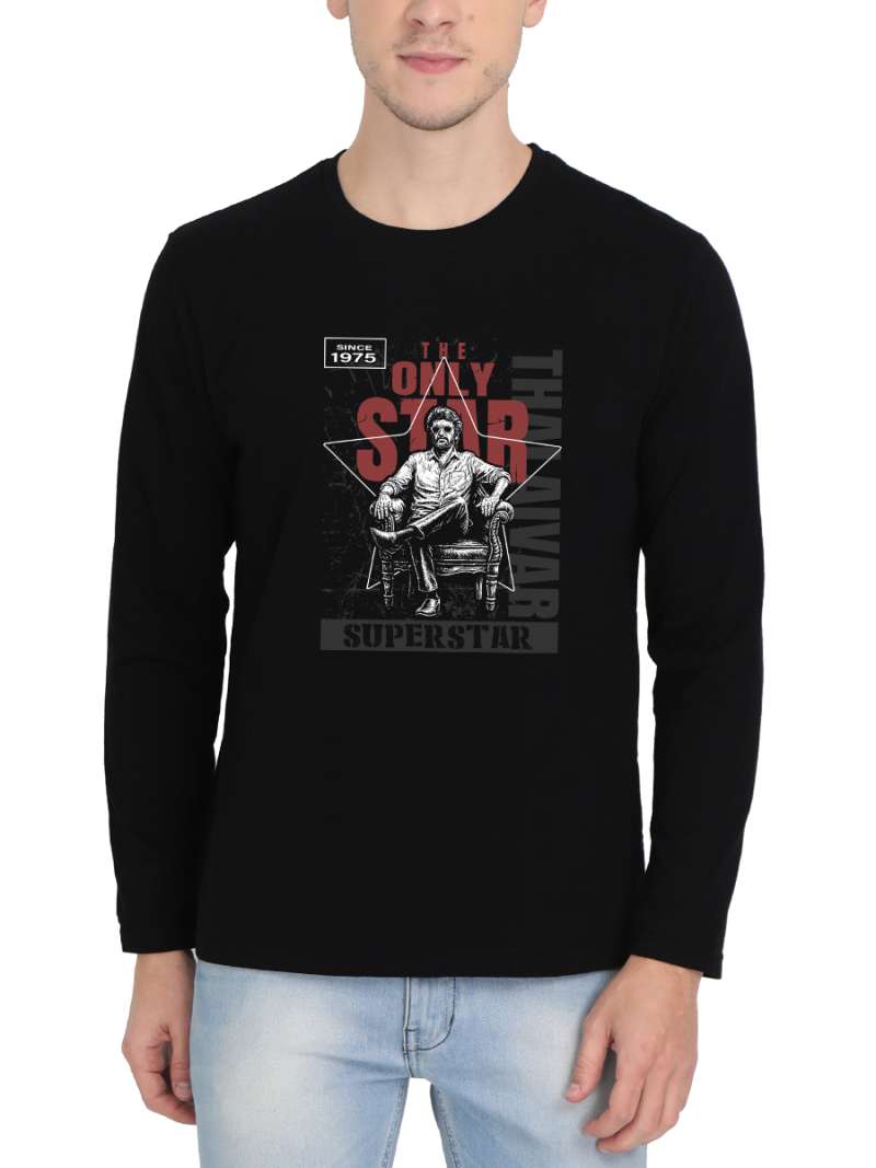 The Only Star T-Shirt For Men - Full Sleeve