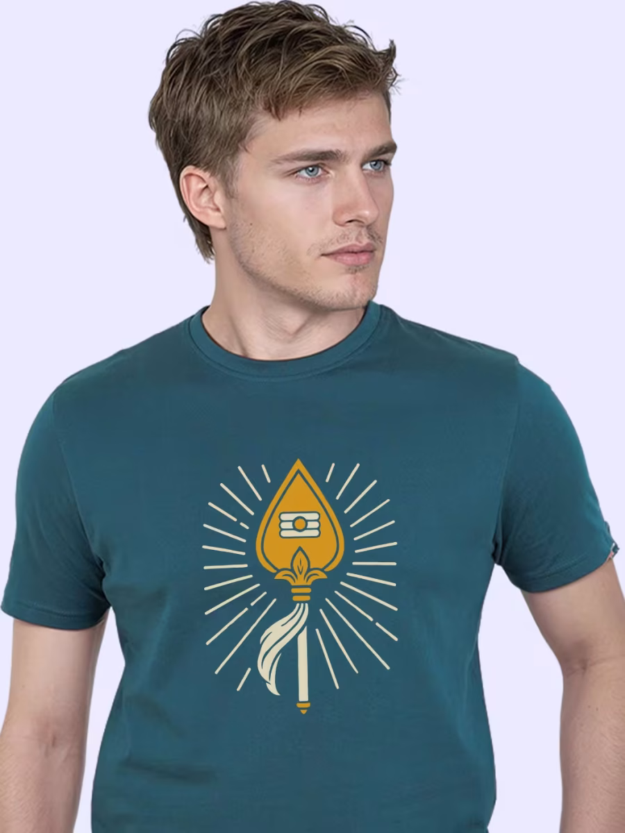 Vel T-Shirt For Men - Half Sleeve - Image 2