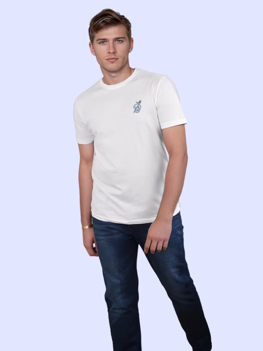 Om Minimal T-Shirt For Men - Half Sleeve - Image 3