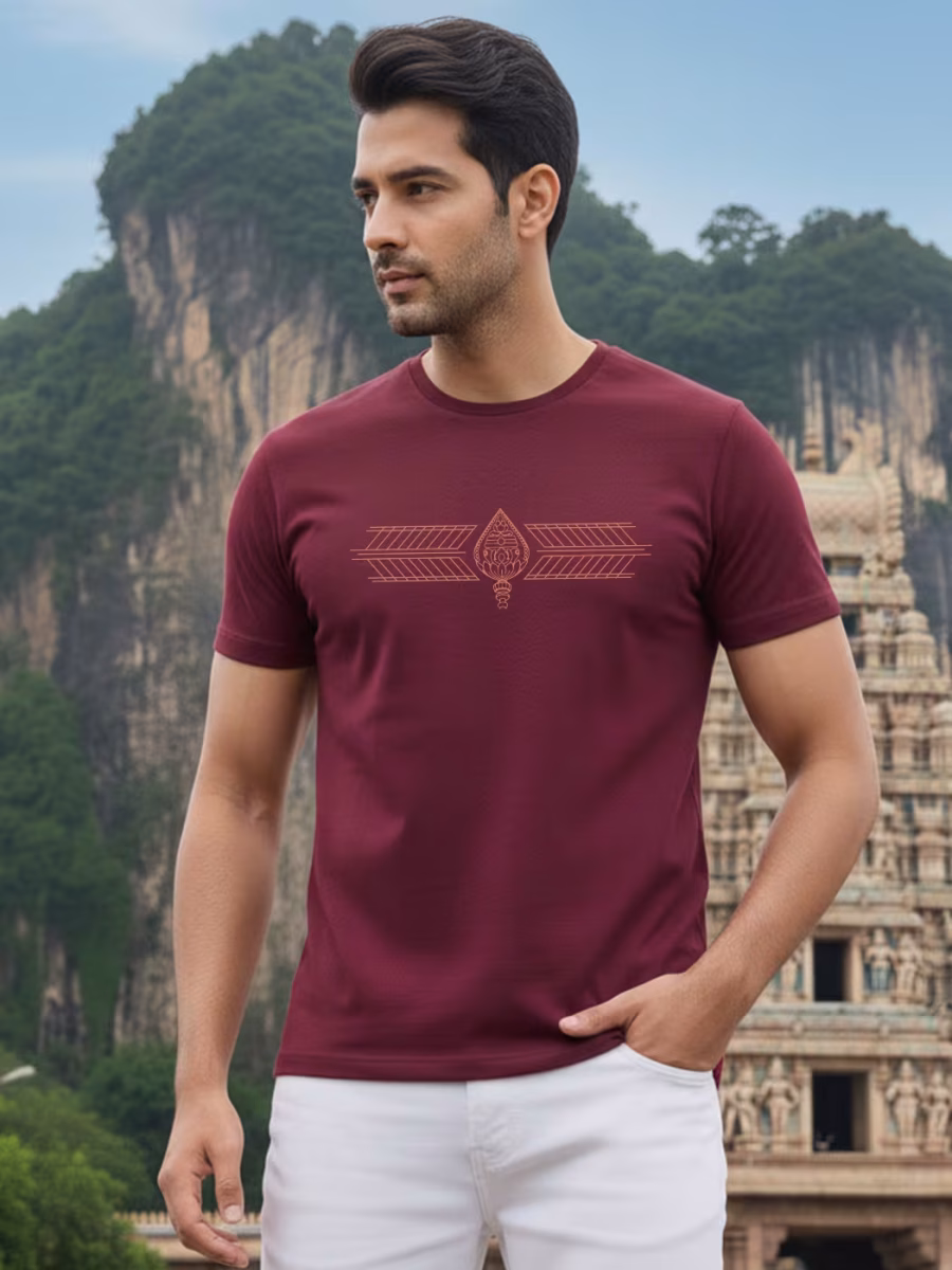 Vel Art T-Shirt For Men - Half Sleeve